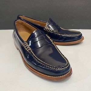 G.H. Bass & Co. Navy Blue Loafers
